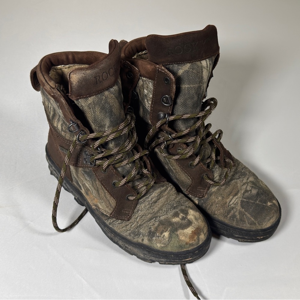Rocky Men's Brown Camouflage Outdoor Boots